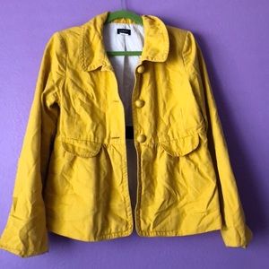 Yellow J. Crew Coat